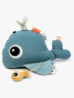 Done By Deer Aktivitetslegetøj Spejl Wally, Blue