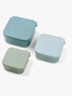 Done By Deer Deer Friends Snack Boxes 3-pak, Blå