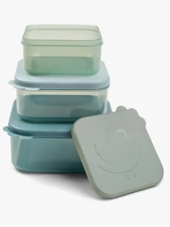 Done By Deer Deer Friends Snack Boxes 3-pak, Blå