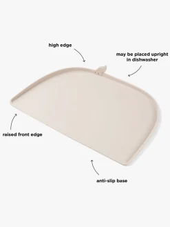 Done By Deer Elphee Dækkeserviet med Kant Silikone, Sand