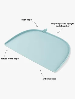 Done By Deer Elphee Dækkeserviet med Kant Silikone, Blue