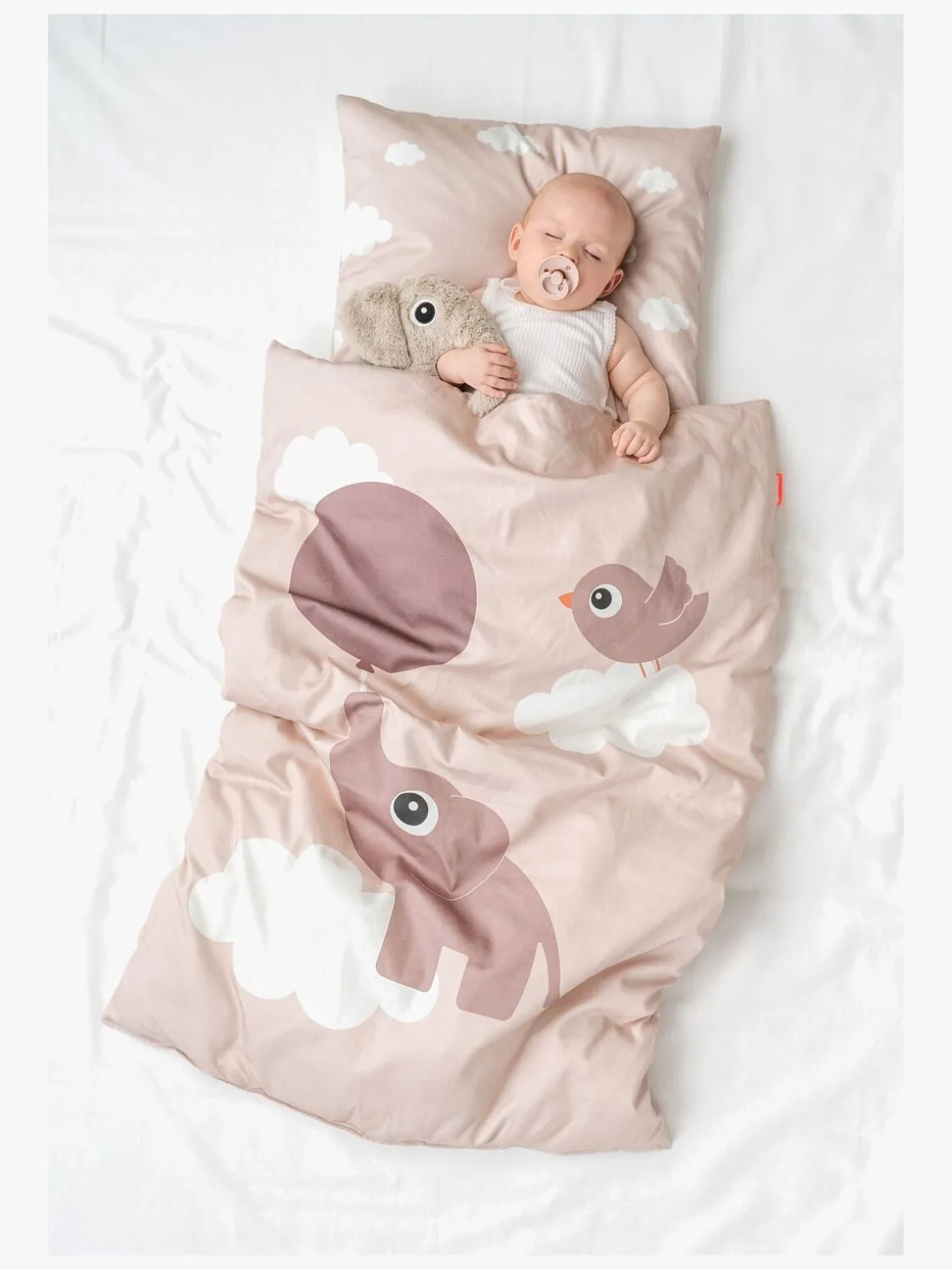 Done By Deer Elphee Sengesæt 100 x 140, Pink