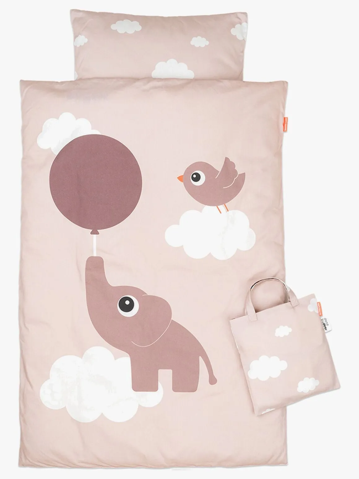 Done By Deer Elphee Sengesæt 100 x 140, Pink