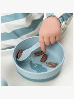 Done By Deer Foodie Bestik Happy Dots, Blå