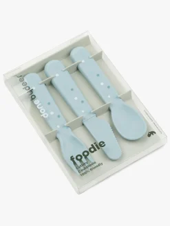 Done By Deer Foodie Bestik Happy Dots, Blå