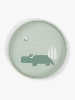 Done By Deer Foodie Tallerken Croco, Grøn