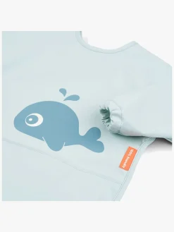 Done By Deer  Langærmet Hagesmæk med Lomme Wally, Blue