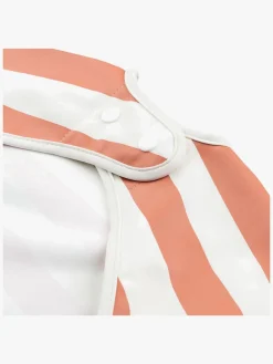 Done By Deer Langærmet Hagesmæk, Stripes Papaya