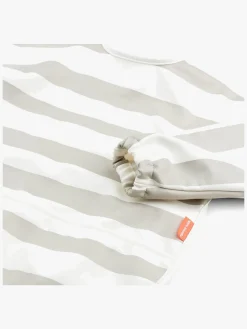 Done By Deer Langærmet Hagesmæk, Stripes Sand