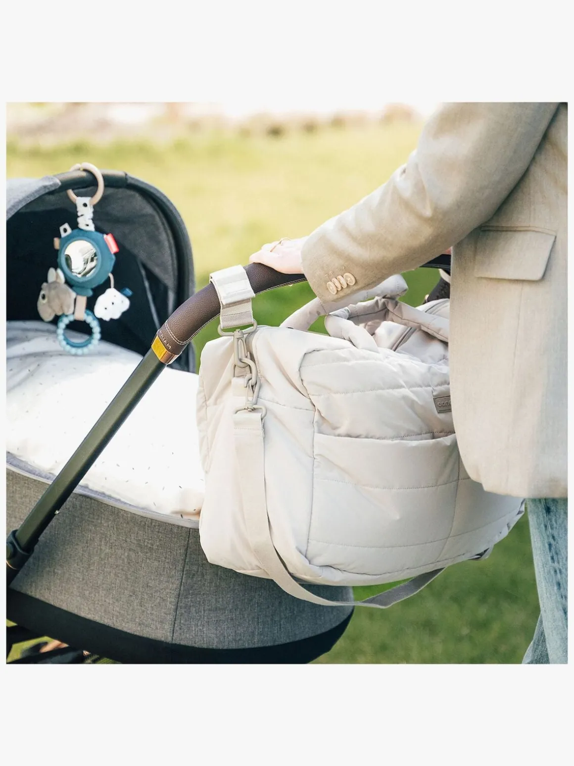 Done By Deer Quiltet Pusletaske, Sand