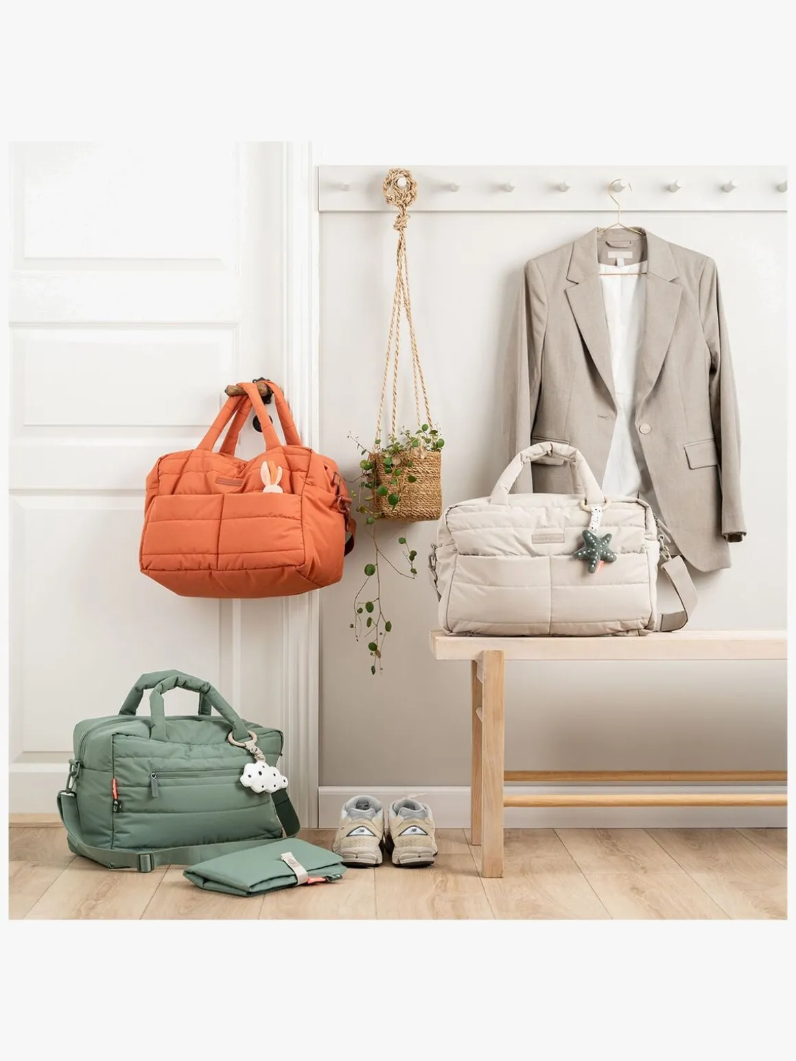 Done By Deer Quiltet Pusletaske, Sand