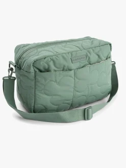 Done By Deer Quiltet Pusletaske med Barnevognskrog, Green