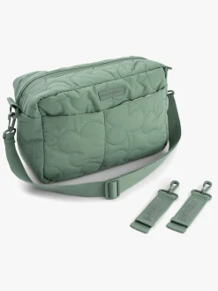 Done By Deer Quiltet Pusletaske med Barnevognskrog, Green