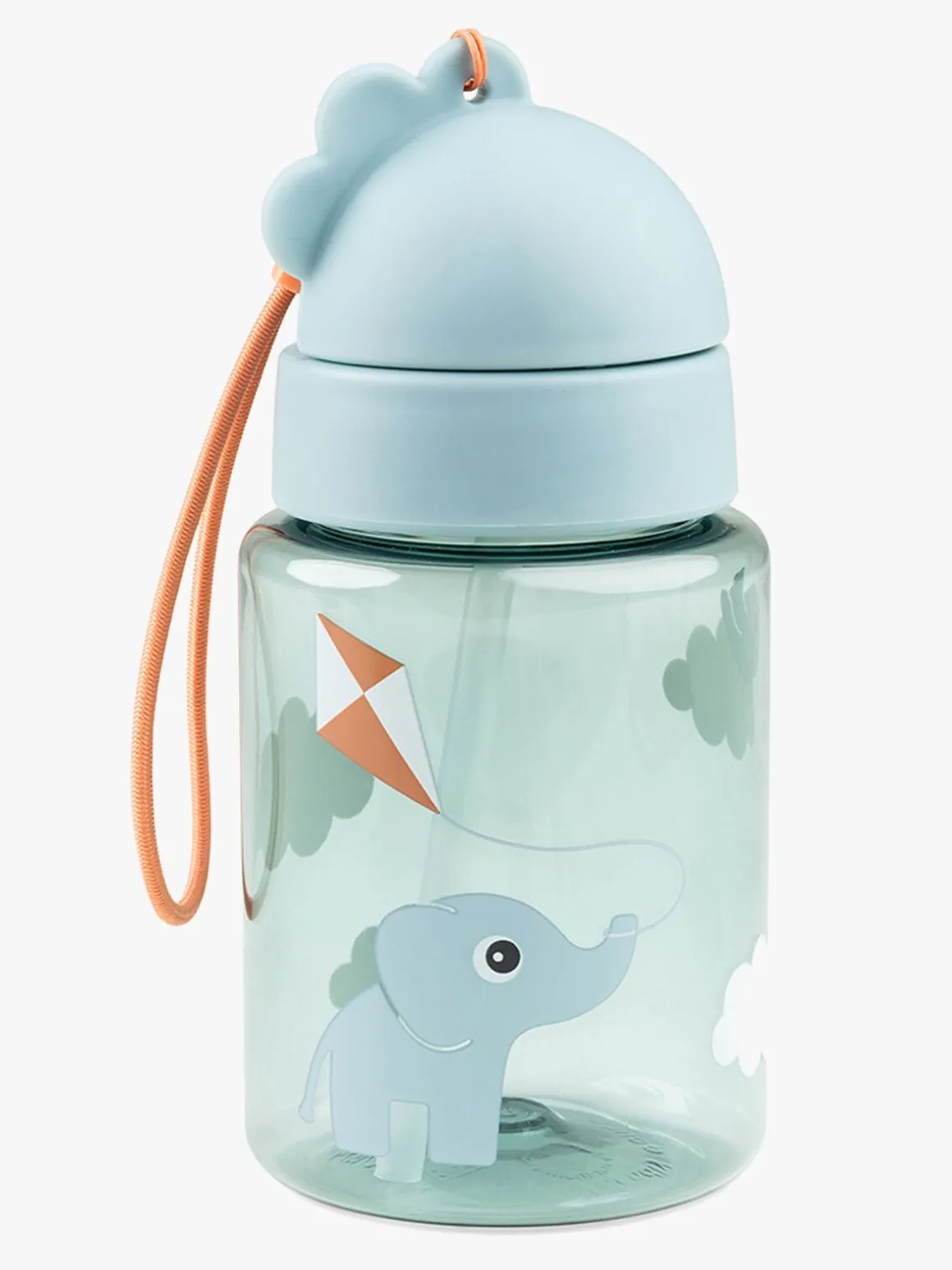 Done By Deer Snacks- Og Madkasser med Sugerørskop, Blue