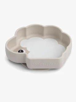 Done By Deer Stick & Stay Silikoneskål Birdee, Blue