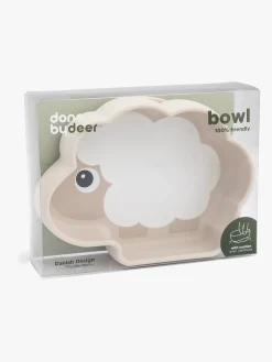 Done By Deer Stick & Stay Silikoneskål Birdee, Blue