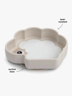 Done By Deer Stick & Stay Silikoneskål Birdee, Blue