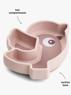 Done By Deer Stick & Stay Silikonetallerken Birdee, Powder