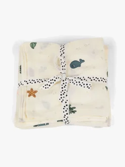 Done By Deer Stofble 2-pak Sea Friends, Beige