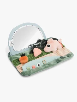 Done By Deer Tiny Farm Tummy Time Mirror Aktivitetslegetøj