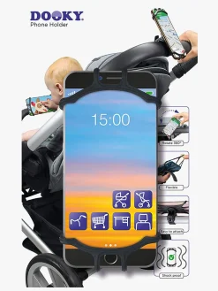 Dooky Universal Mobilholder IPhone, Sort