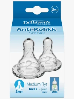 Dr. Brown's Option+ Sut Smal Hals 3m+