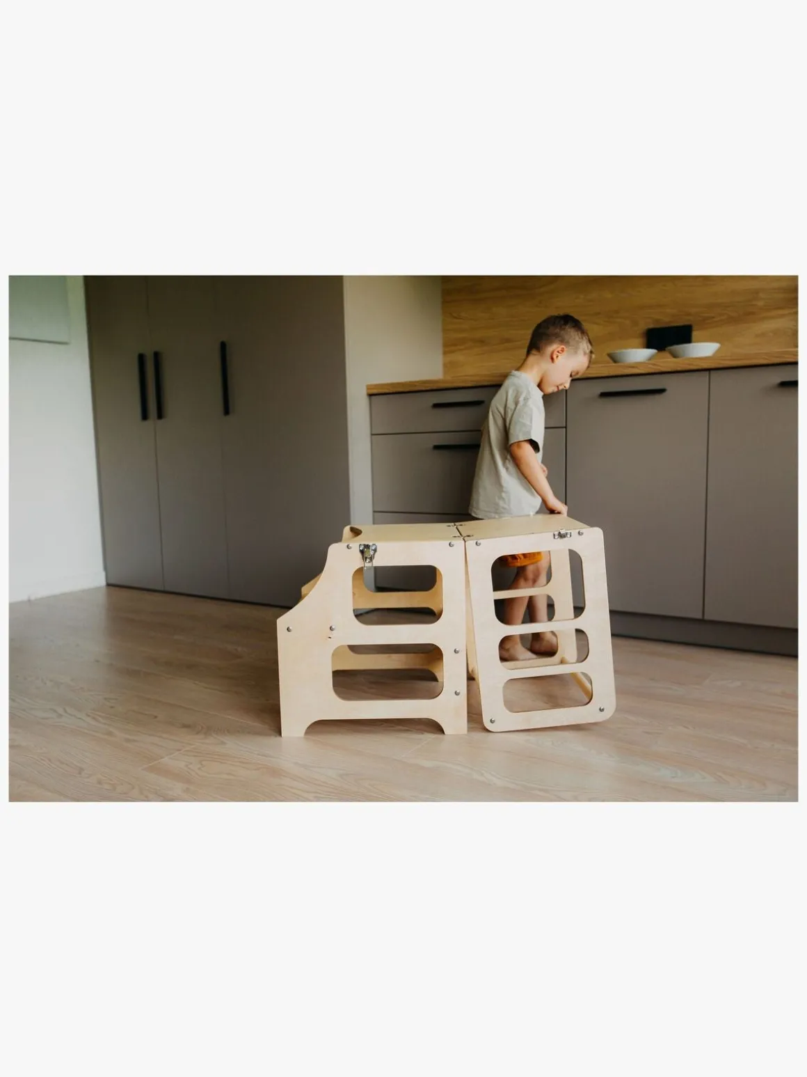 Duck Woodworks Sammenklappeligt Læringstårn, Natur