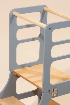 Duck Woodworks Sammenklappeligt Læringstårn, Grå