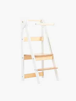 Duck Woodworks Sammenklappeligt Læringstårn, Hvid