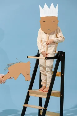 Duck Woodworks Sammenklappeligt Læringstårn, Sort