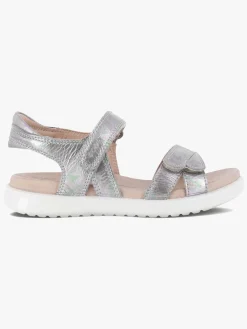 Ecco Flora Sandaler, Silver Iridescent