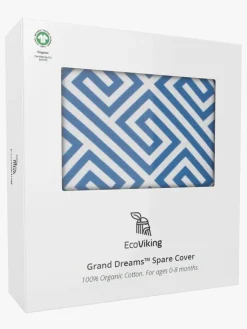 EcoViking Organic Babynest Cover Ancient Blue
