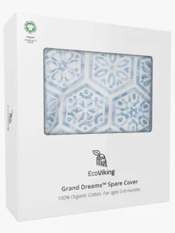 EcoViking Organic Babynest Cover Mediterranean Blue