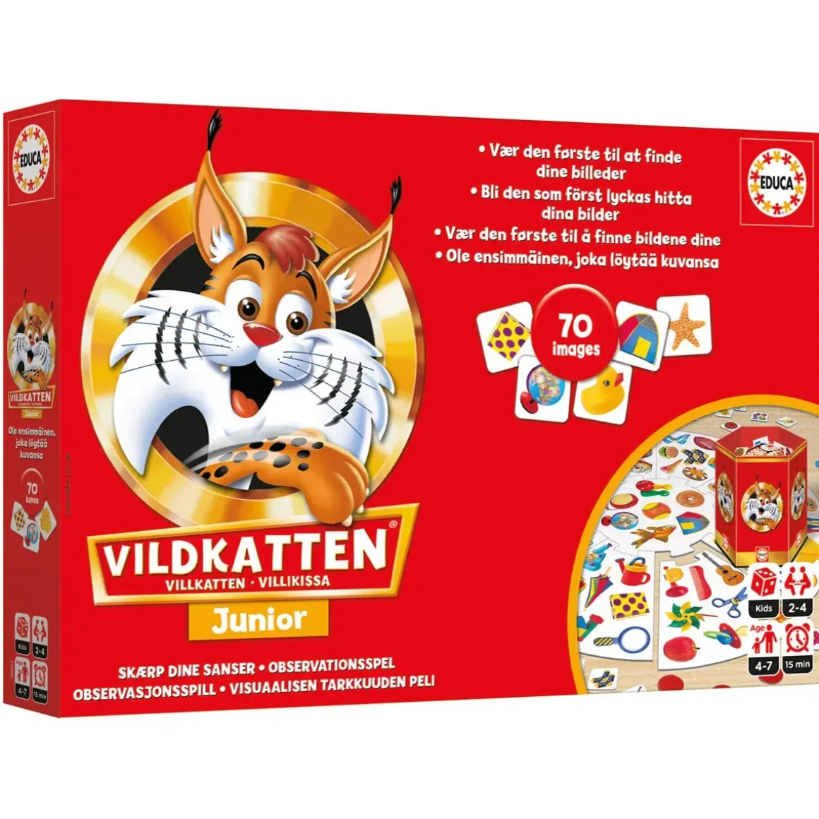 Educa Vildkatten Brætspil 70
