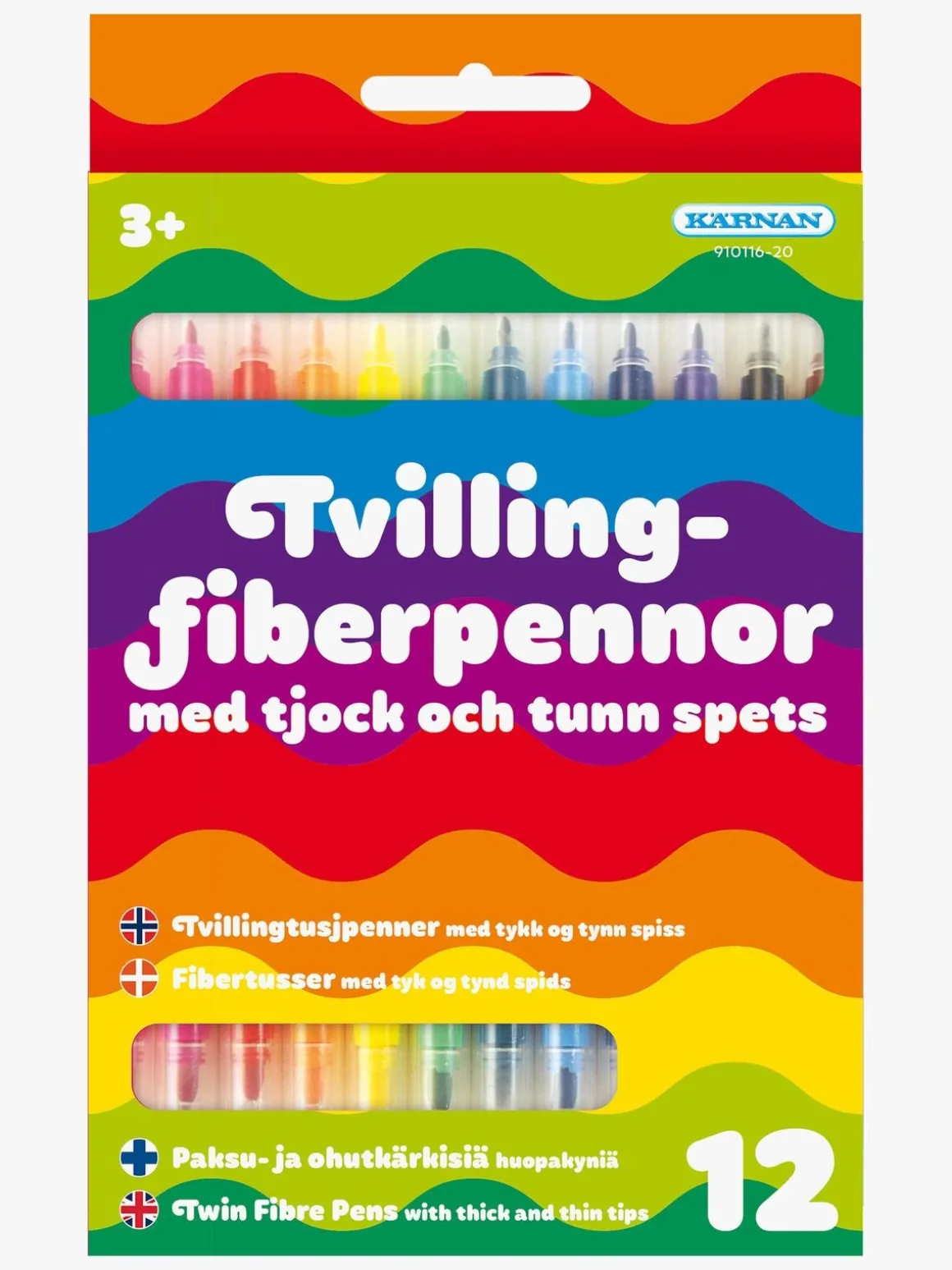 Egmont Kärnan Tuscher Tvilling 12 stk