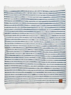 Elodie Furry Knit Tæppe, Berry Blue