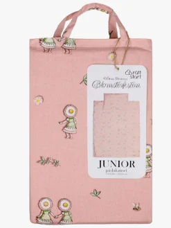 Elsa Beskow Blomsterfesten Sengesæt 150 x 210, Pink