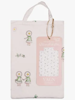 Elsa Beskow Blomsterfesten Sengesæt 70 x 80 Tremmeseng, Sandfarvet