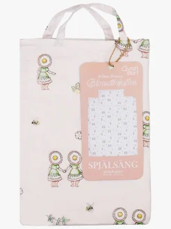 Elsa Beskow Blomsterfesten Sengesæt 100 x 130 Tremmeseng, Sandfarvet