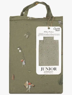 Elsa Beskow Tomtebobarnen Sengesæt 150 x 210, Grøn