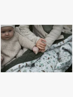 Elsa Beskow Tomtebobarnen Quiltet Tæppe, Grøn