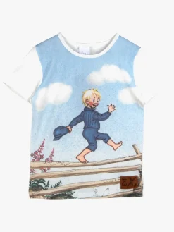 Emil fra Lønneberg T-shirt Stakittet, Blå