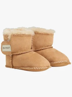 EN FANT Fåreskindstøfler, Camel