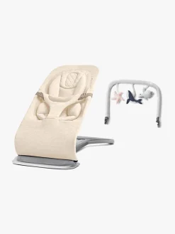Ergobaby Evolve 3-in-1 Skråstol inkl. legetøjsbøjle, Cream