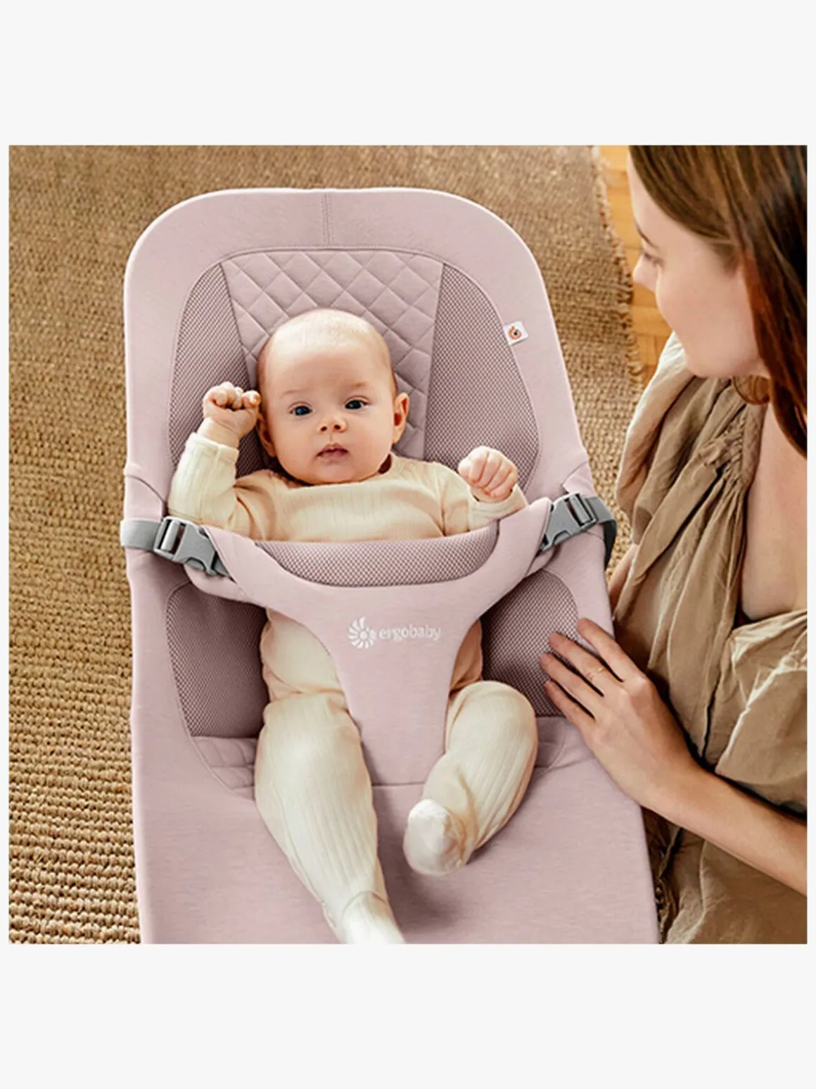 Ergobaby Evolve 3-in-1 Skråstol, Blush Pink