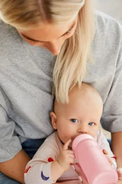 Everyday Baby Sutteflaske Glas 240 ml, Lyserød