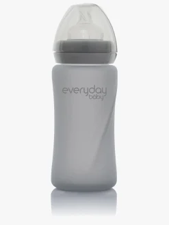 Everyday Baby Sutteflaske Glas 240 ml, Grå