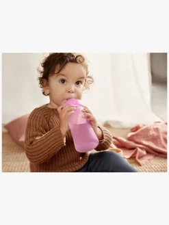 Everyday Baby Varmeindikator Sutteflaske Glas 240 ml, Cerise