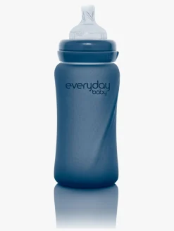 Everyday Baby Varmeindikator Sutteflaske Glas 240 ml Blåbær