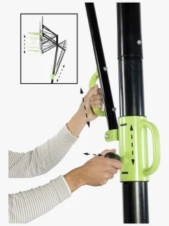 EXIT Galaxy Stativ m. Basketkurv Skal nedgraves, Grøn/Sort